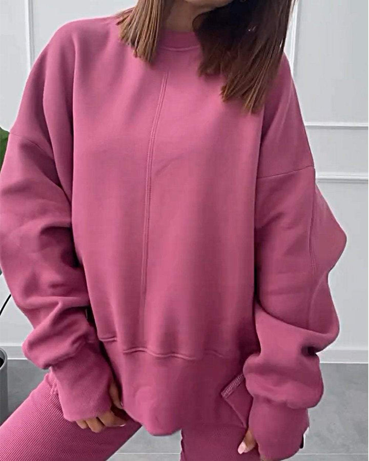 Comfortable Ladies Loungewear Set - Mila-Pink-S-State of Style