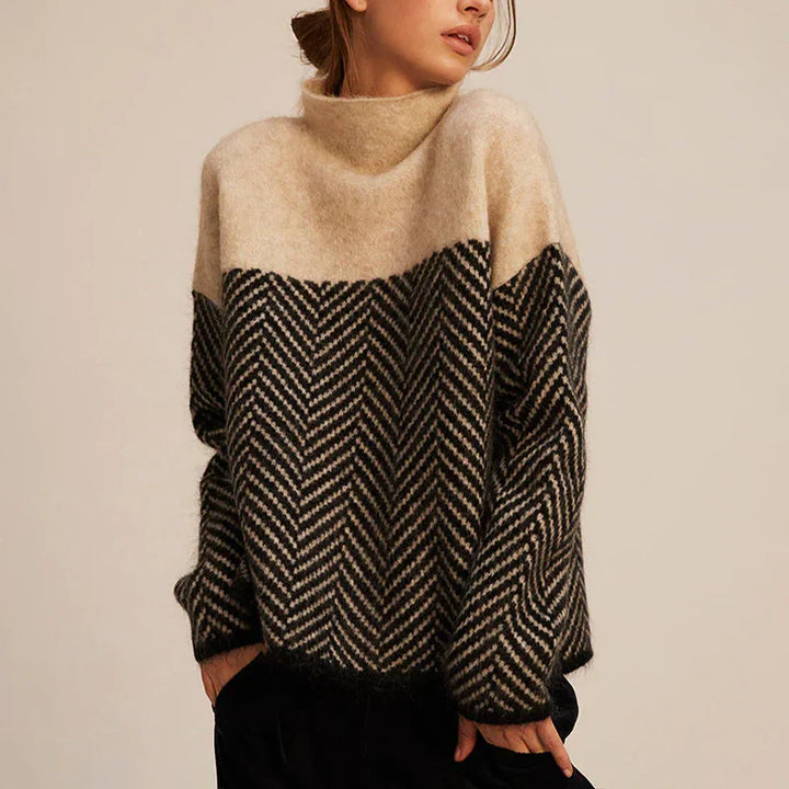 Comfortable Ladies' Sweater - Elodie-Beige-S-State of Style