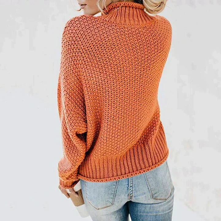 Comfortable Ladies' Sweater - Mia-Beige-S-State of Style