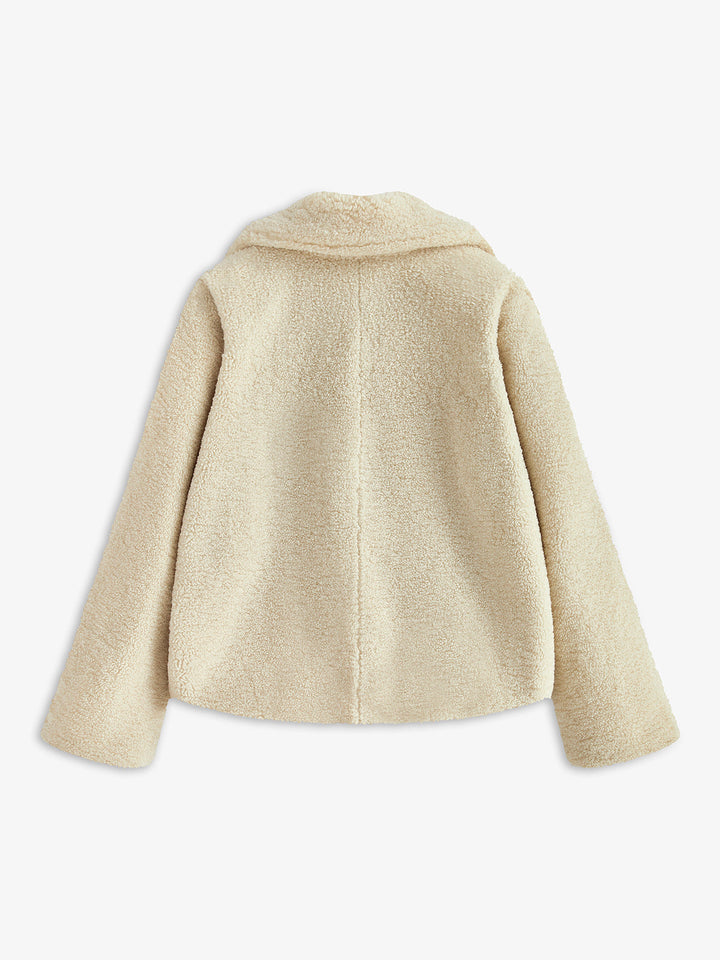 Comfortable Ladies Teddy Coat - Aveline-S-State of Style