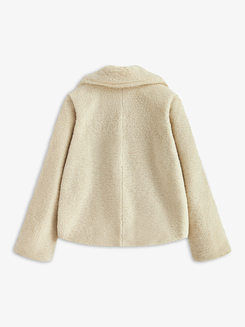 Comfortable Ladies Teddy Coat - Aveline-S-State of Style