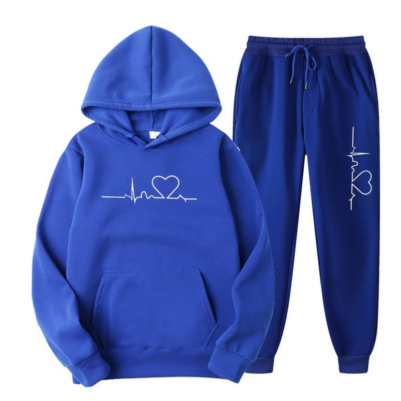 Comfortable Ladies Training Suit - Lyra-Blue-S-State of Style