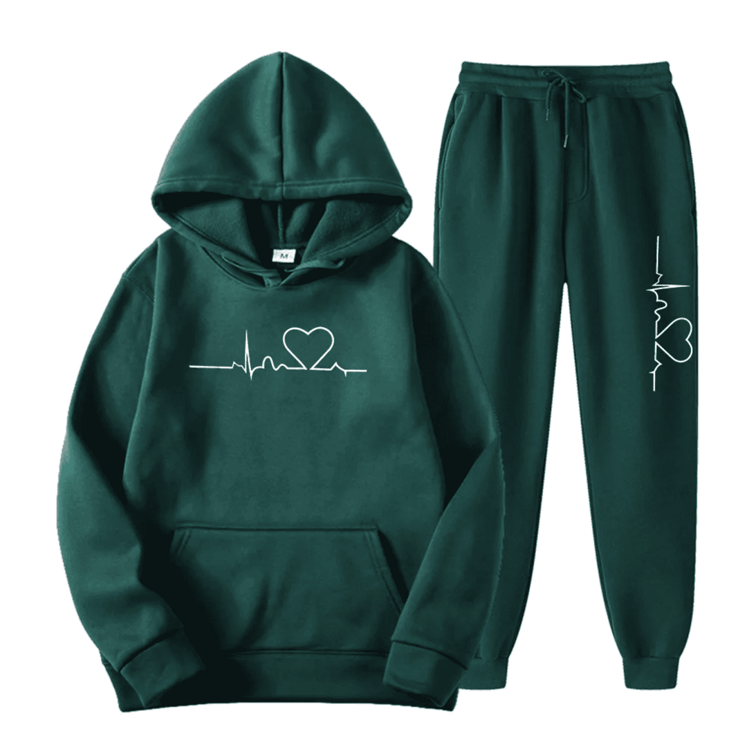 Comfortable Ladies Training Suit - Lyra-Green-S-State of Style