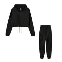 Comfortable Ladies Training Suit - Serena-Black-S-State of Style