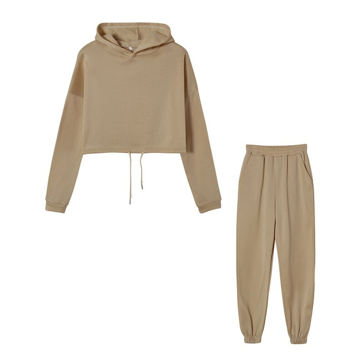 Comfortable Ladies Training Suit - Serena-Coffee-S-State of Style
