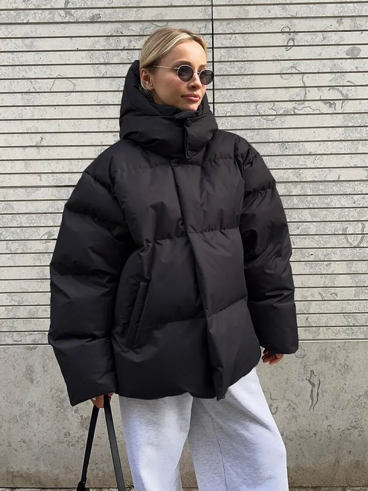 Comfortable Ladies Winter Coat - Aurora Luxe-Grey-S-State of Style