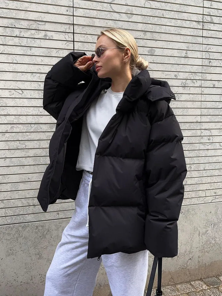 Comfortable Ladies Winter Coat - Aurora Luxe-Grey-S-State of Style