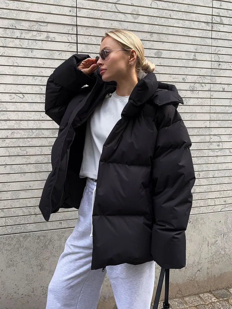 Comfortable Ladies Winter Coat - Aurora Luxe-Grey-S-State of Style