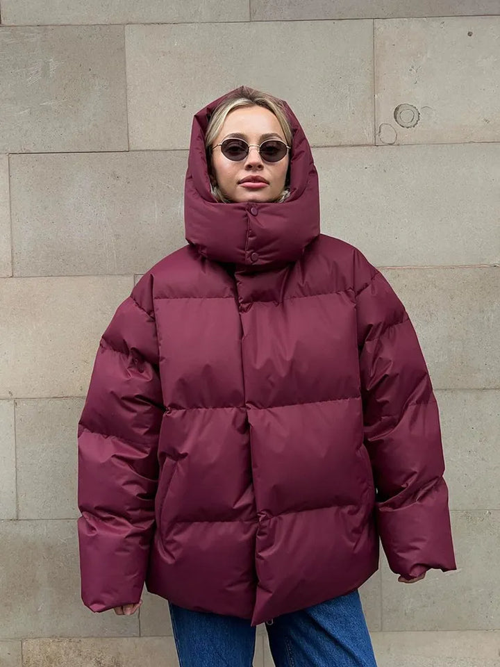 Comfortable Ladies Winter Coat - Aurora Luxe-Grey-S-State of Style