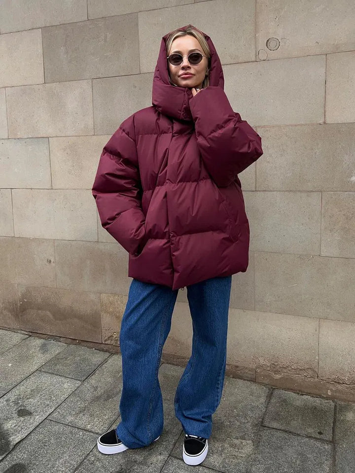 Comfortable Ladies Winter Coat - Aurora Luxe-Grey-S-State of Style