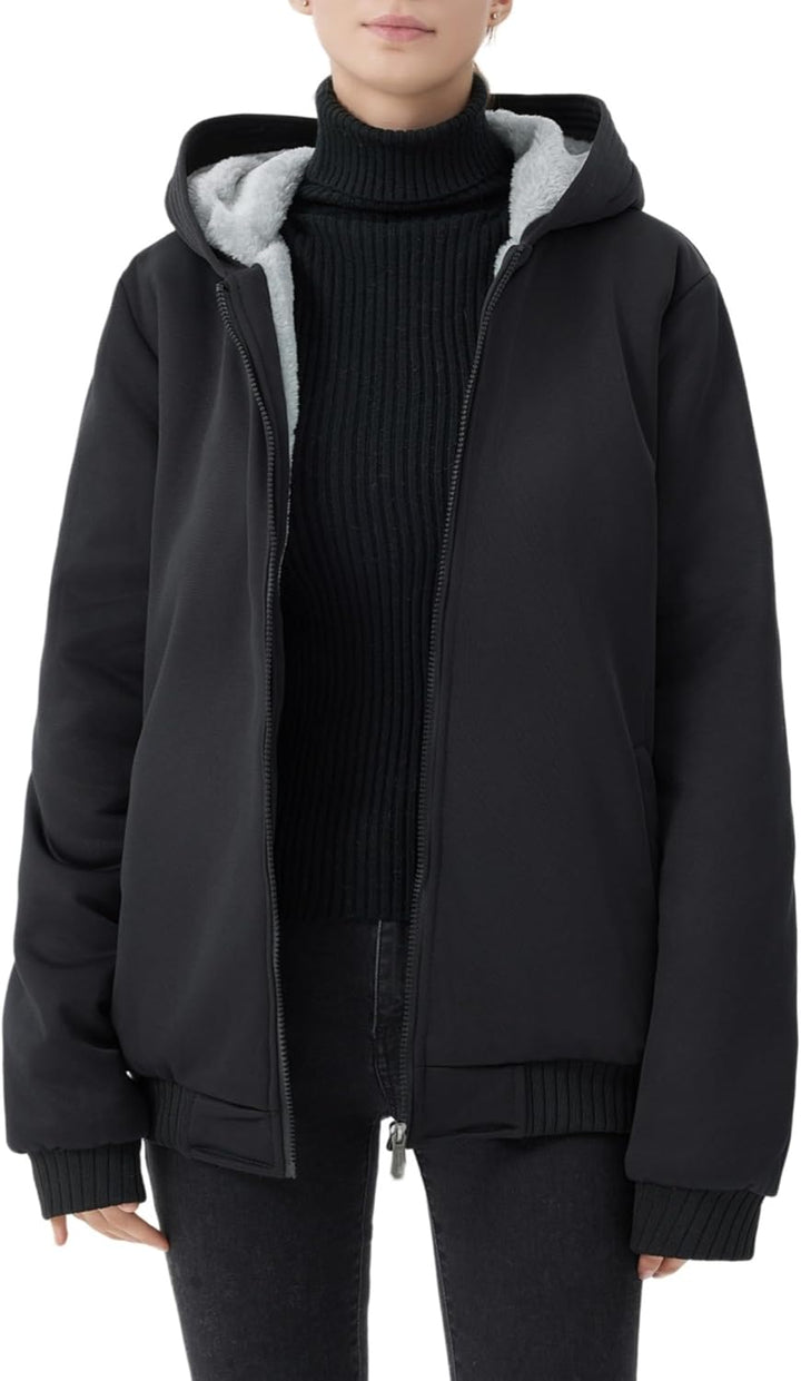 Comfortable Ladies Winter Fleece Vest - Gemma-Black-S-State of Style