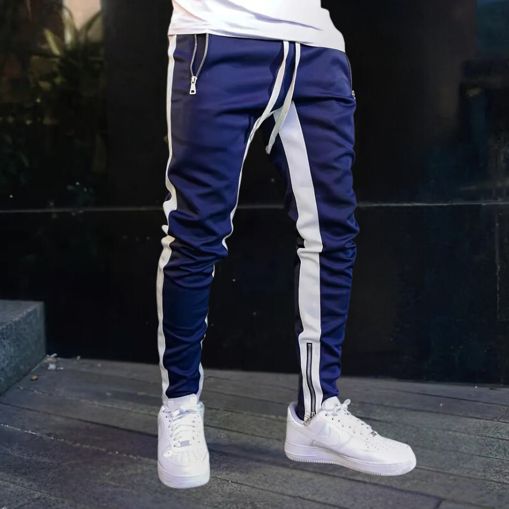 Comfortable Lightweight Jogging Trousers - Finn-Blue-S-State of Style