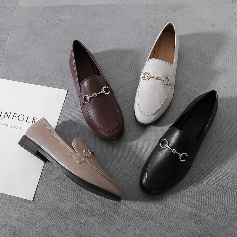 Comfortable Loafers – Stylish & Supportive Everyday Shoes-Apricot-4.5-State of Style
