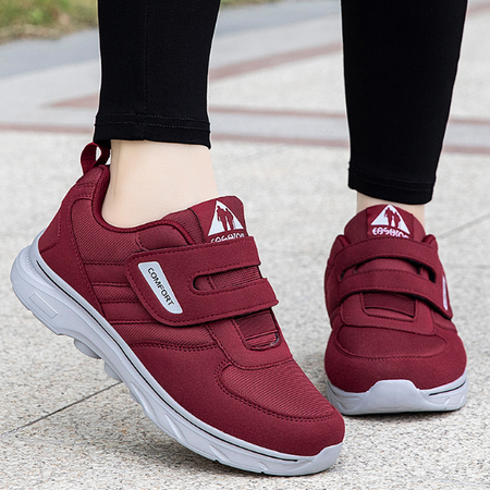 Comfortable Loop Shoes with Velcro - EasyStride-Red-3.5-State of Style