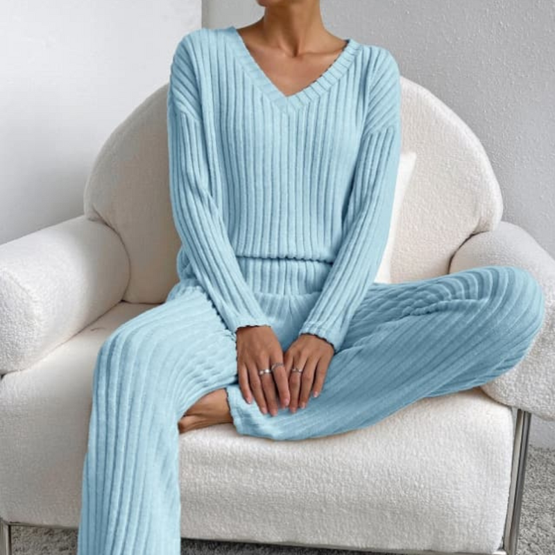 Comfortable Lounge Set for Women - Maren-Khaki-XS-State of Style