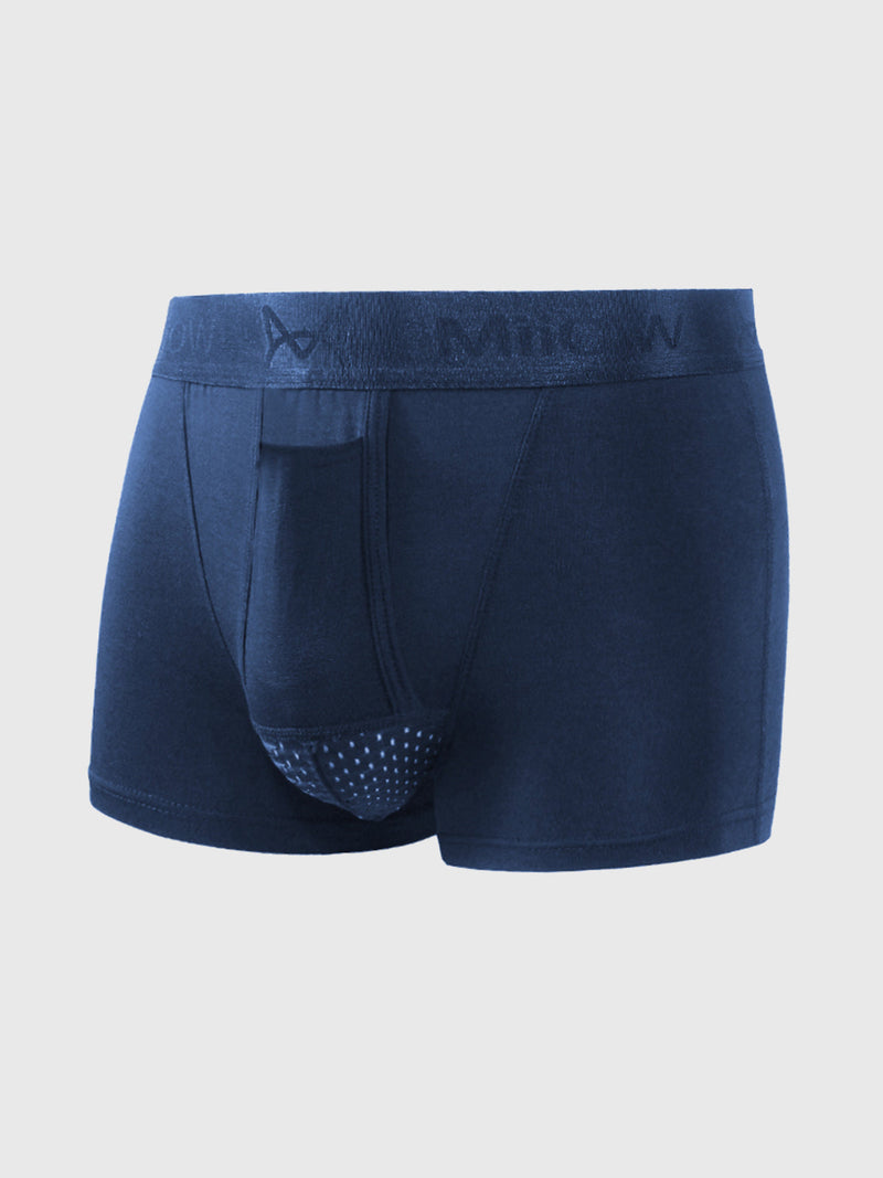 Comfortable Men's Boxer Shorts (3-Pack) - Devon-Black/Grey/Blue-L-State of Style