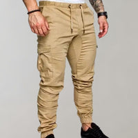Comfortable Men's Cargo Pants - Elias-Khaki-M-State of Style