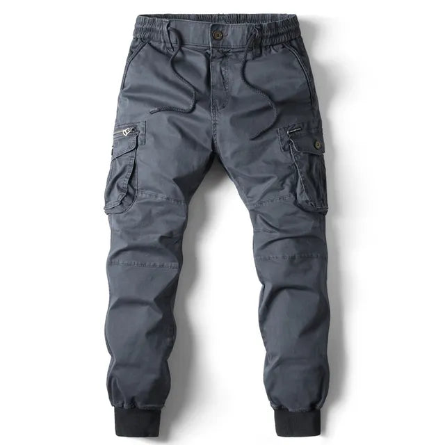 Comfortable Men’s Cargo Pants - Noah-Blue Grey-29-State of Style