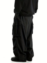 Comfortable Men's Cargo Pants with Multiple Pockets - Daan-Black-S-State of Style