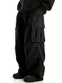 Comfortable Men's Cargo Pants with Multiple Pockets - Daan-Black-S-State of Style
