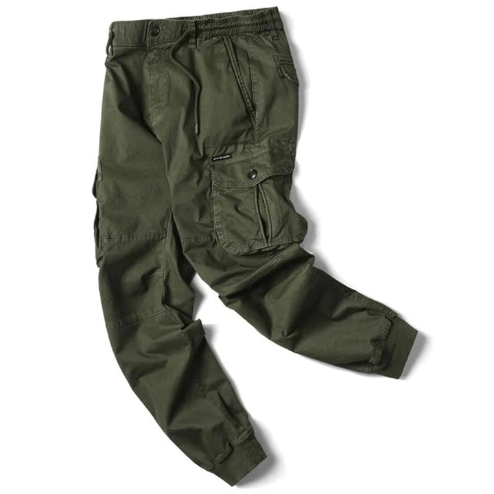 Comfortable Men's Cargo Trousers - Hunter-Beige-29-State of Style
