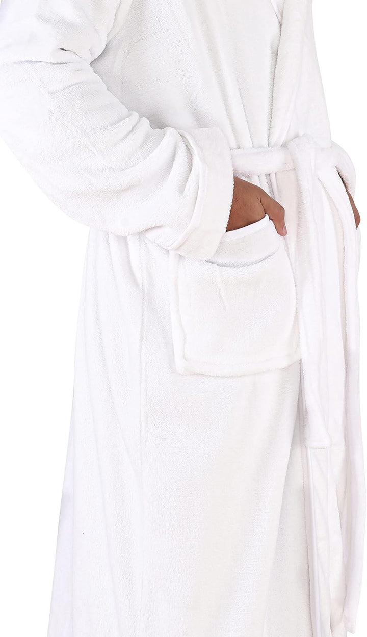 Comfortable Men's Fleece Bathrobe - Harry-Black-S/M-State of Style