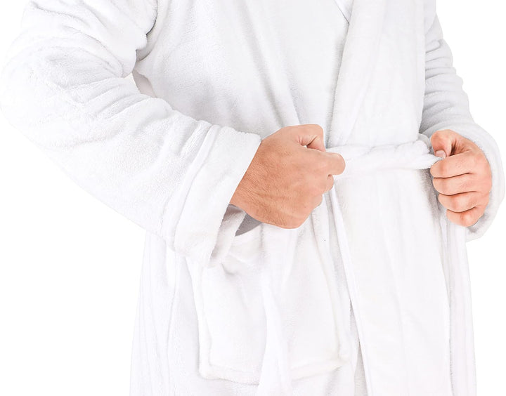Comfortable Men's Fleece Bathrobe - Harry-Black-S/M-State of Style