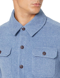 Comfortable Men's Fleece Shirt - Max-Black-S-State of Style