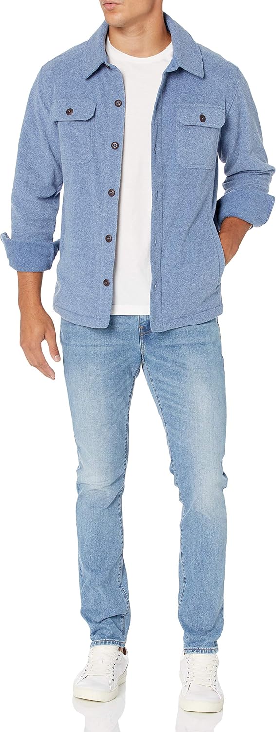 Comfortable Men's Fleece Shirt - Max-Black-S-State of Style