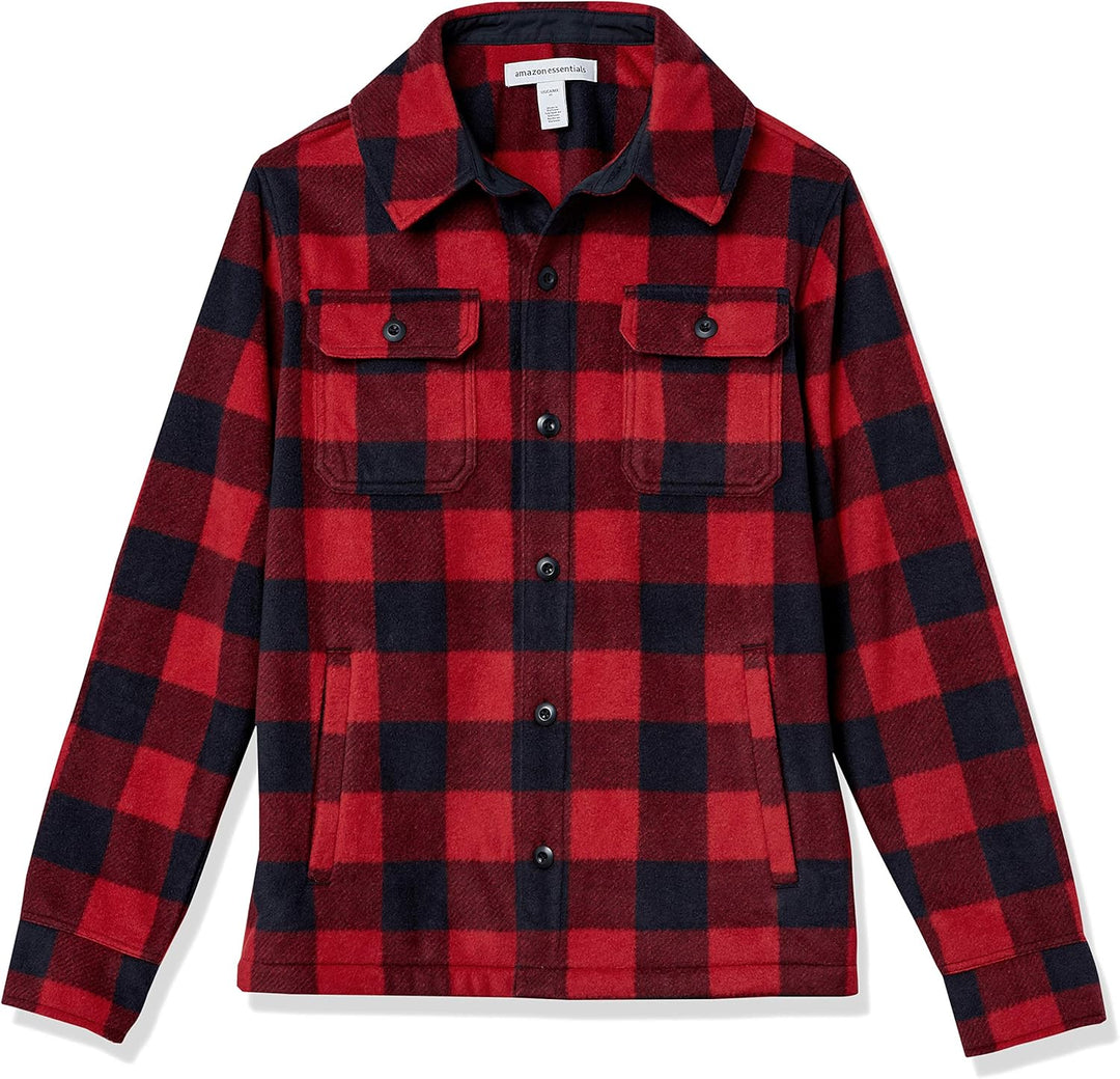 Comfortable Men's Fleece Shirt - Max-Black-S-State of Style
