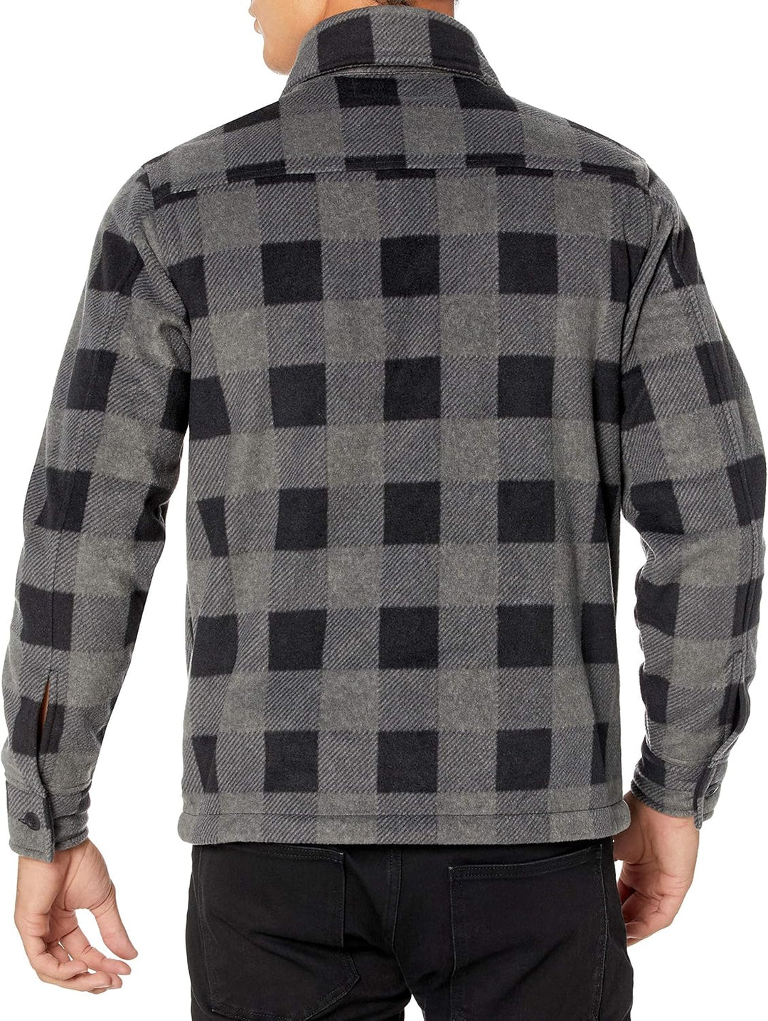 Comfortable Men's Fleece Shirt - Max-Black-S-State of Style