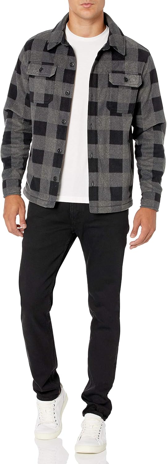 Comfortable Men's Fleece Shirt - Max-Black-S-State of Style