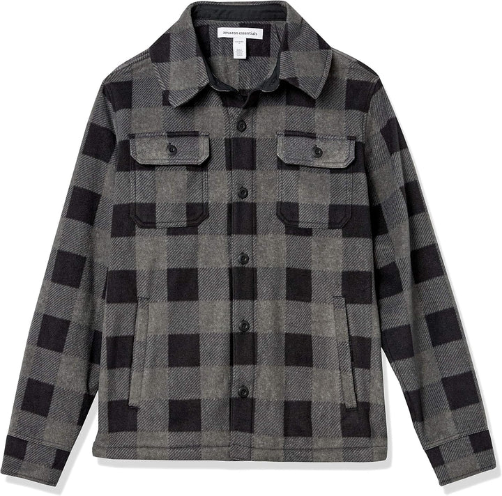 Comfortable Men's Fleece Shirt - Max-Black-S-State of Style