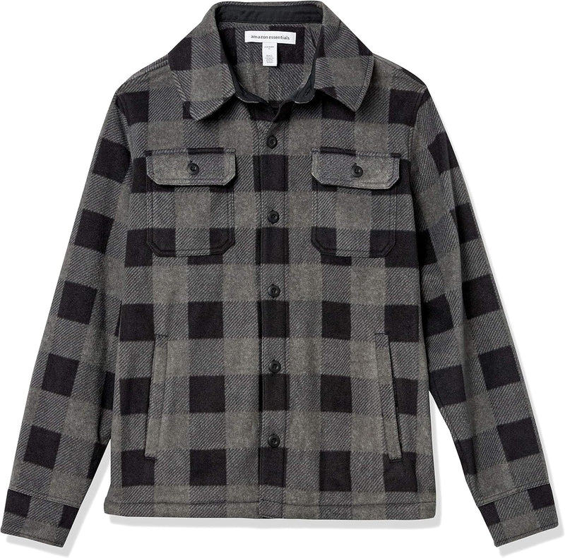 Comfortable Men's Fleece Shirt - Max-Black-S-State of Style