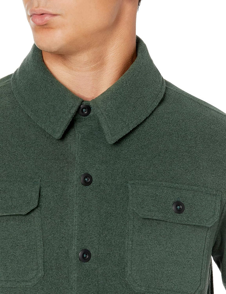Comfortable Men's Fleece Shirt - Max-Black-S-State of Style