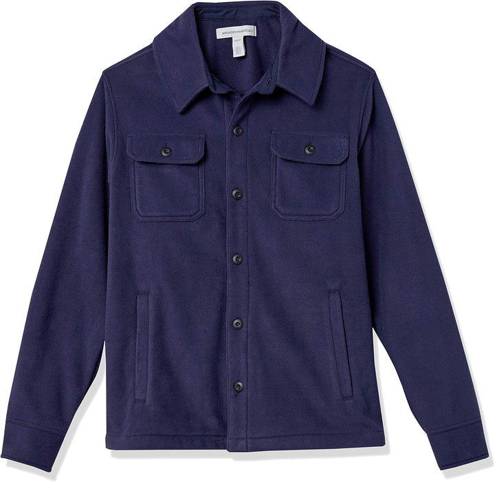 Comfortable Men's Fleece Shirt - Max-Black-S-State of Style