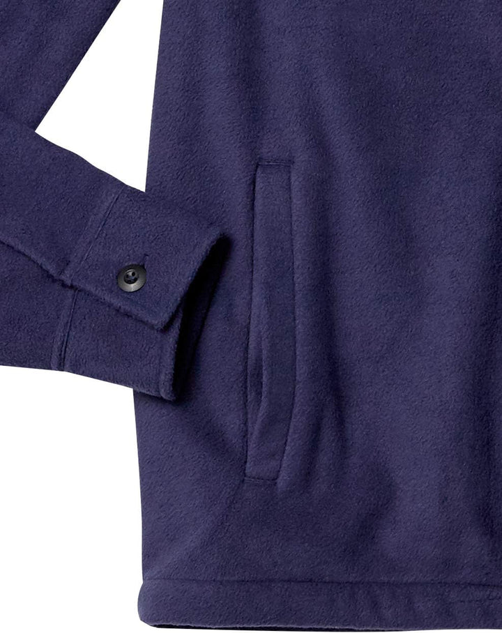 Comfortable Men's Fleece Shirt - Max-Black-S-State of Style