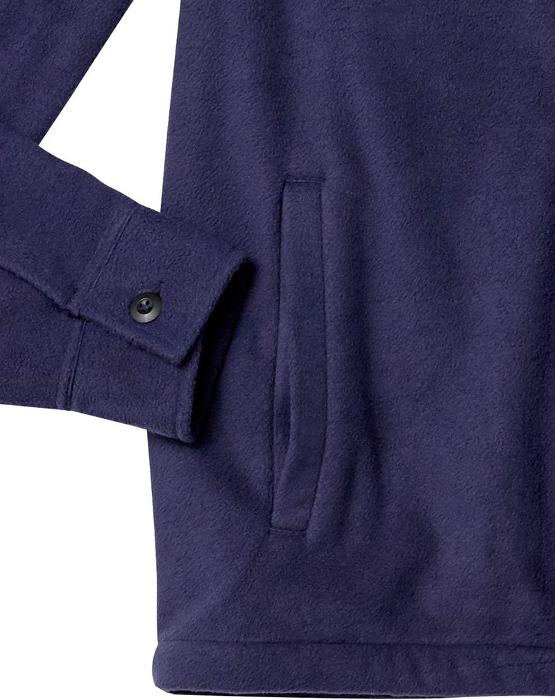 Comfortable Men's Fleece Shirt - Max-Black-S-State of Style