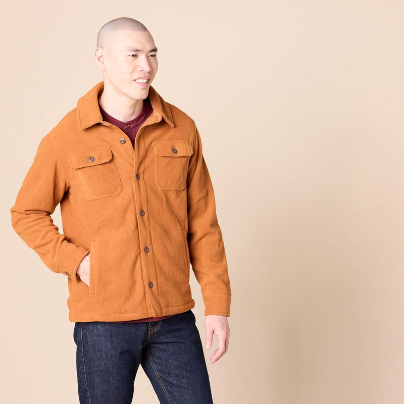 Comfortable Men's Fleece Shirt - Max-Black-S-State of Style