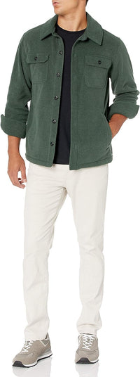 Comfortable Men's Fleece Shirt - Max-Black-S-State of Style