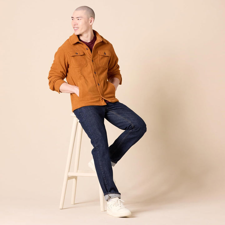 Comfortable Men's Fleece Shirt - Max-Black-S-State of Style