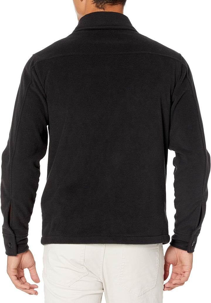 Comfortable Men's Fleece Shirt - Max-Black-S-State of Style