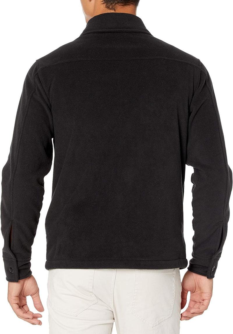 Comfortable Men's Fleece Shirt - Max-Black-S-State of Style