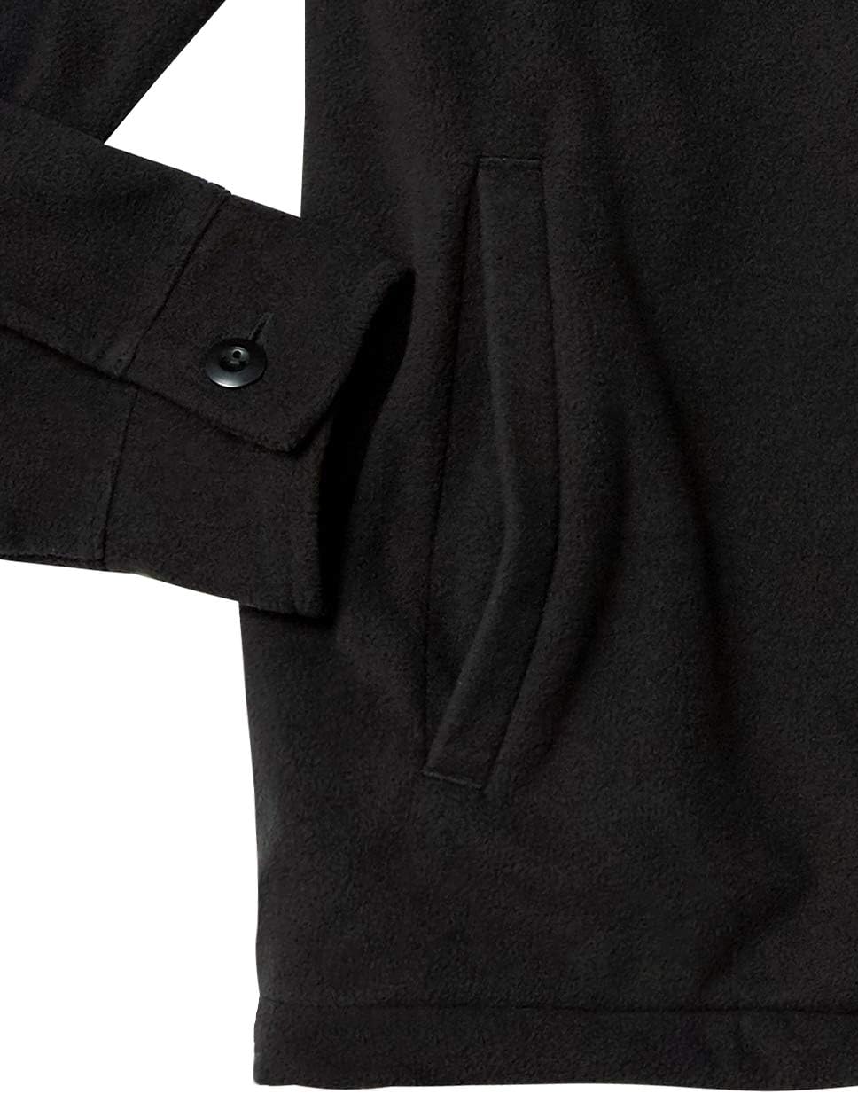 Comfortable Men's Fleece Shirt - Max-Black-S-State of Style