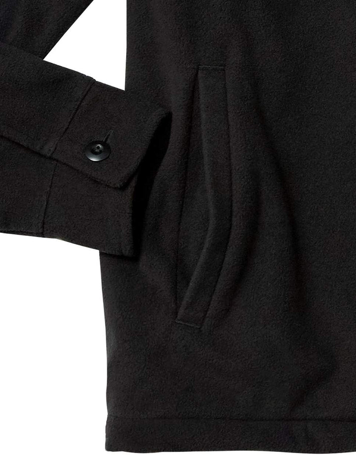 Comfortable Men's Fleece Shirt - Max-Black-S-State of Style