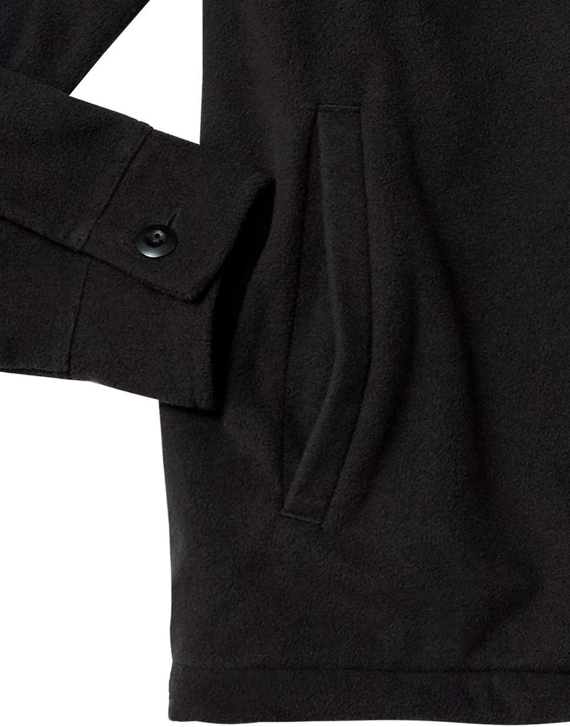 Comfortable Men's Fleece Shirt - Max-Black-S-State of Style