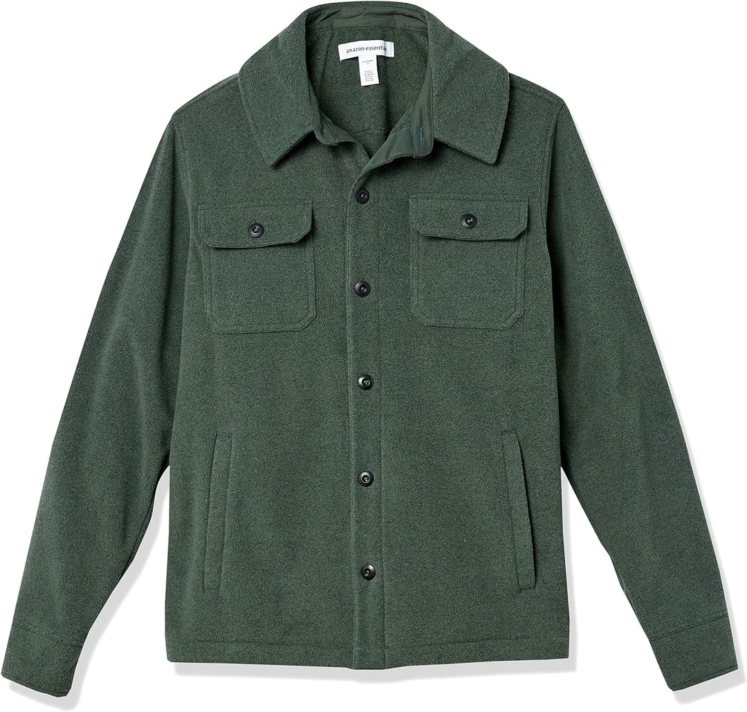 Comfortable Men's Fleece Shirt - Max-Black-S-State of Style