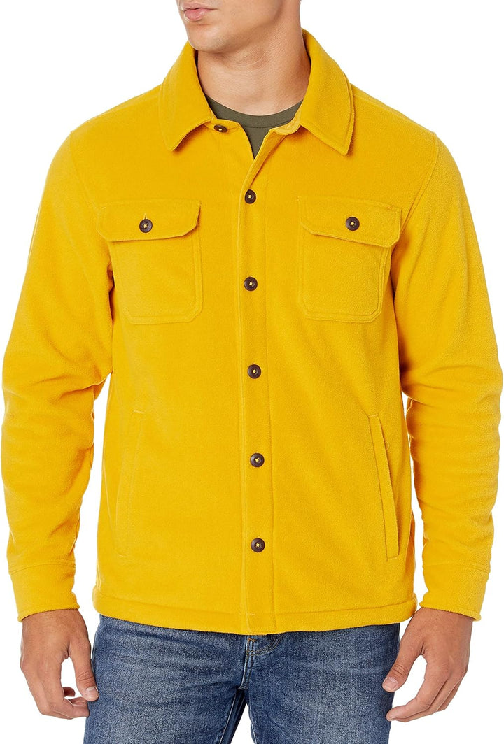 Comfortable Men's Fleece Shirt - Max-Gold-S-State of Style