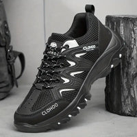 Comfortable Men's Hiking Shoes - TrailMaster-Black-6.5-State of Style