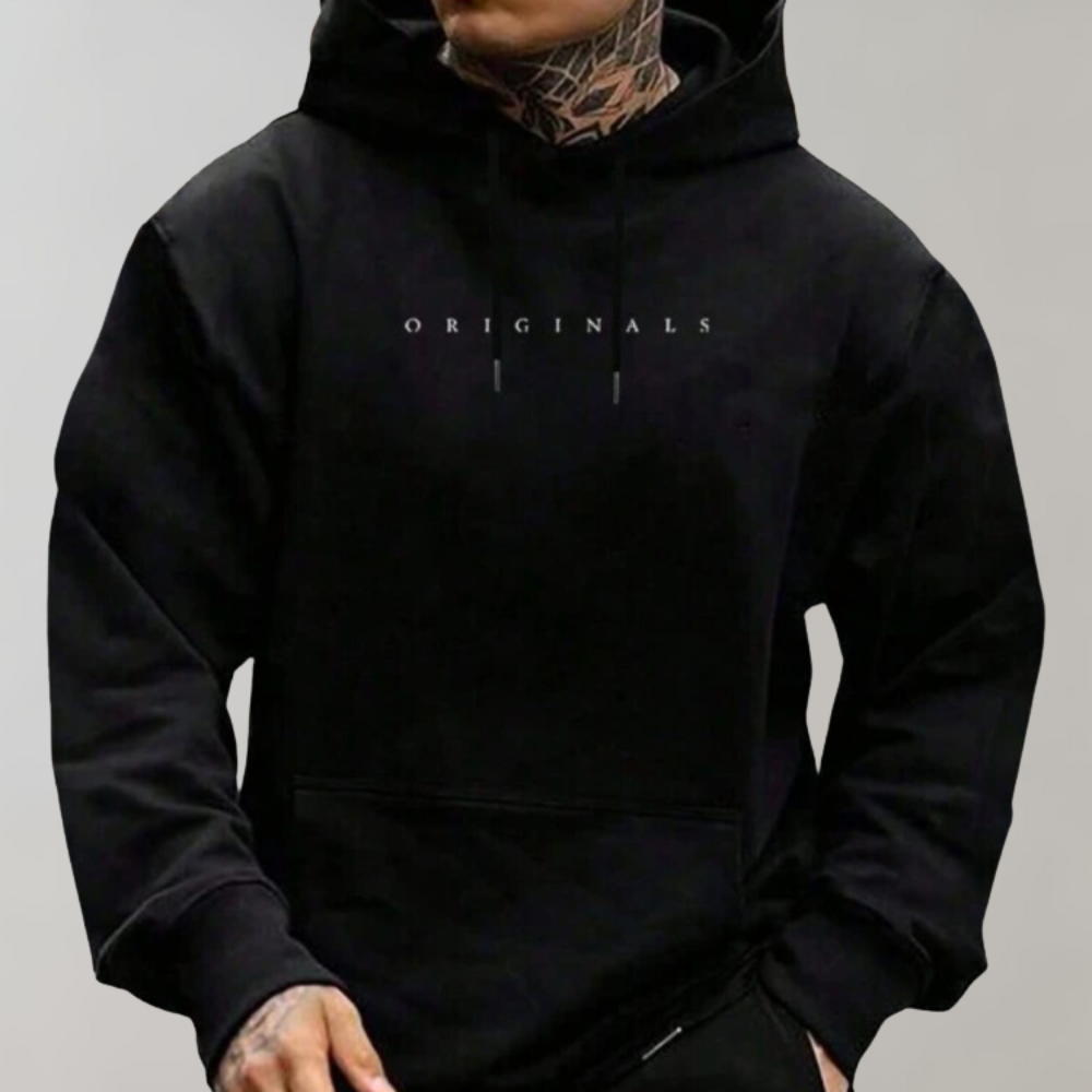 Comfortable Men's Hoodie - Mika-Black-S-State of Style